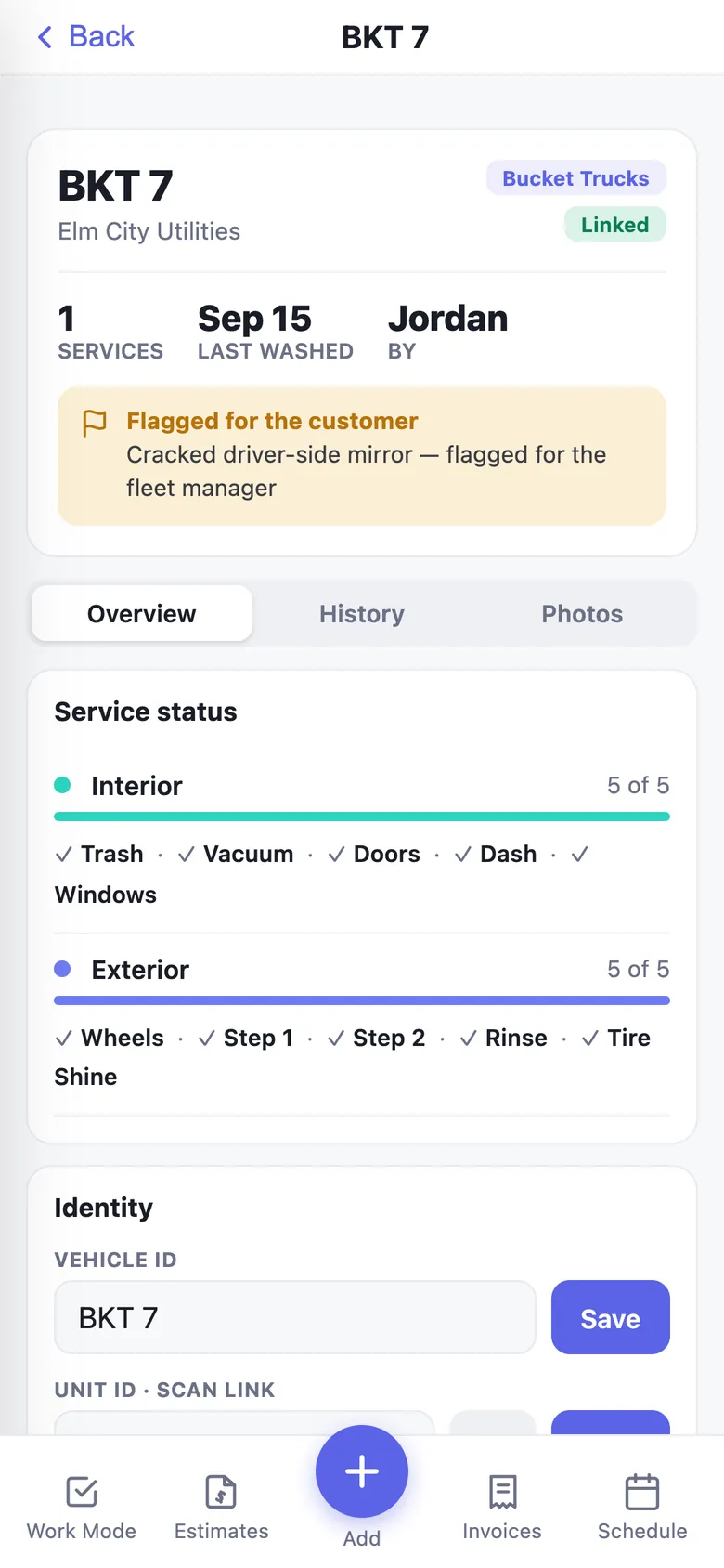 Vehicle detail